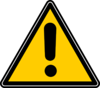Alerta triangular amarelo com uma exclamação. Image by Clker-Free-Vector-Images from Pixabay